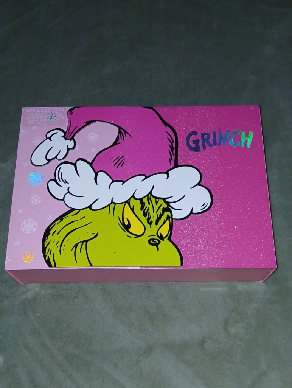 The Grinch Holiday Gift Box - Pink & Lime Green